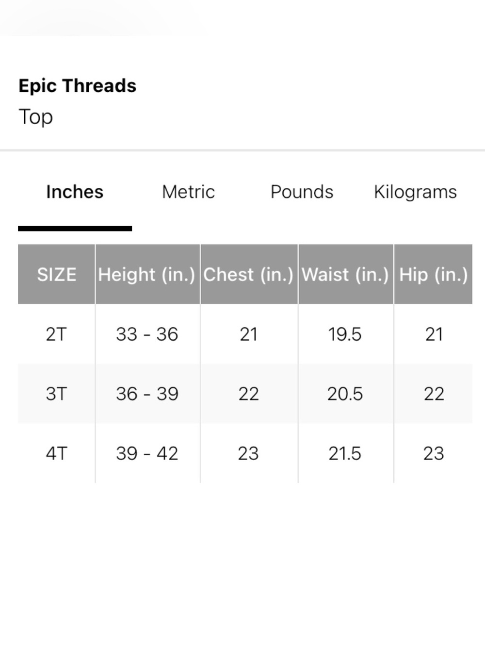 Epic Threads 2T Girls 12 pcs. - Picture 9 of 12
